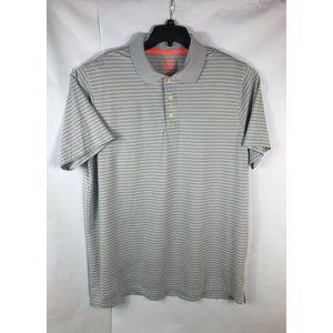 Foundry Men's 2XL Polo Short Sleeve Button Gray Polyester Blend Adult Shirt A10